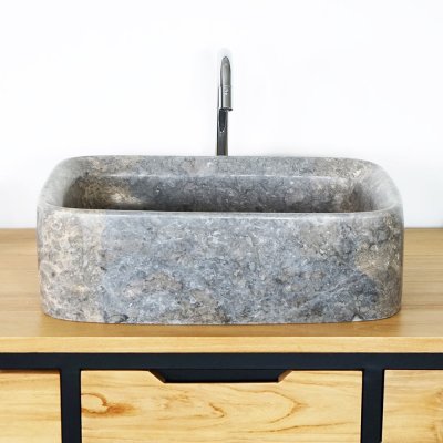 Vasque de salle de bain rectangulaire - Amaryllis