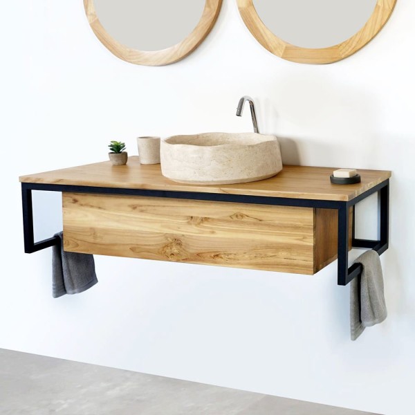 Meuble de salle de bain 120 cm - Loft