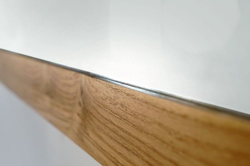 Miroir rectangulaire 140 cm double cadre en bois
