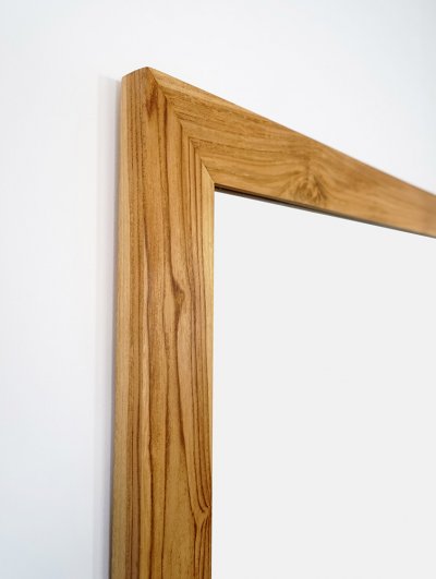 Miroir 140 cm cadre en bois