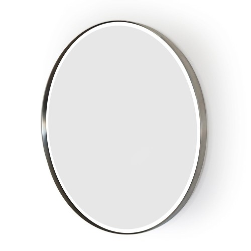 Miroir rond 70 cm avec cadre en metal