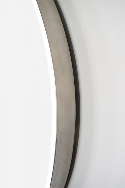 Miroir rond 70 cm avec cadre en metal