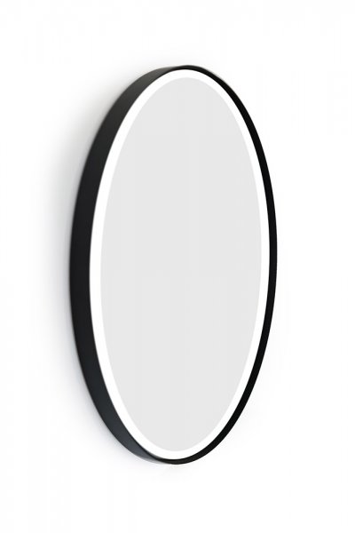 Miroir rond 70 cm avec cadre en fer