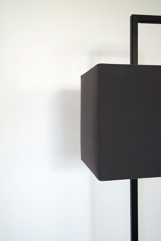 Lampe sur pied métal et tissu - Louvain