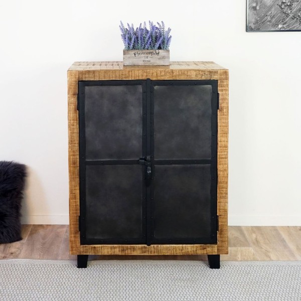 Buffet industriel bois et métal Brooklyn