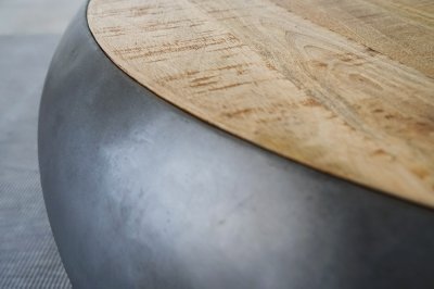 Table basse bois et métal Essential