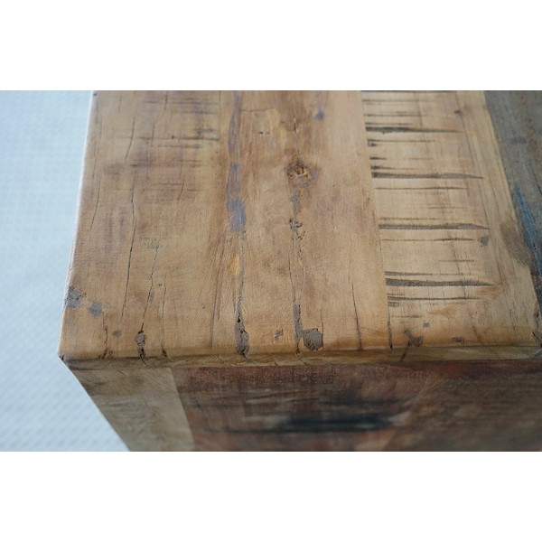 Meuble de rangement en bois massif recyclé