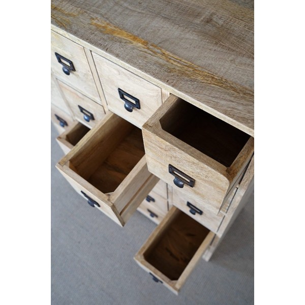 Meuble de rangement en bois massif à tiroirs