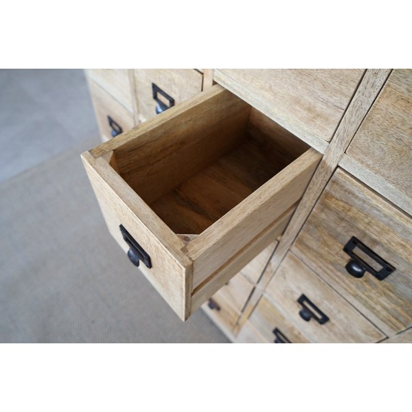 Meuble de rangement en bois massif à tiroirs