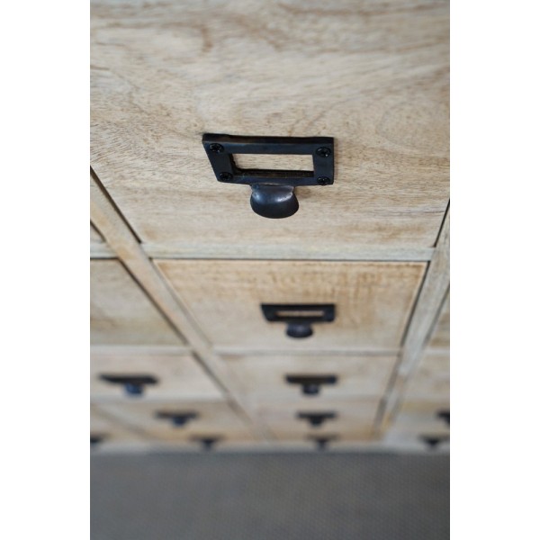 Meuble de rangement en bois massif à tiroirs