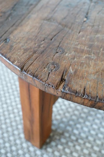 Table basse en bois recyclé ancien - Reborn