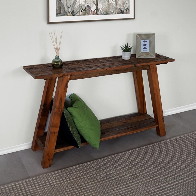 Console en bois recyclé ancien - Reborn