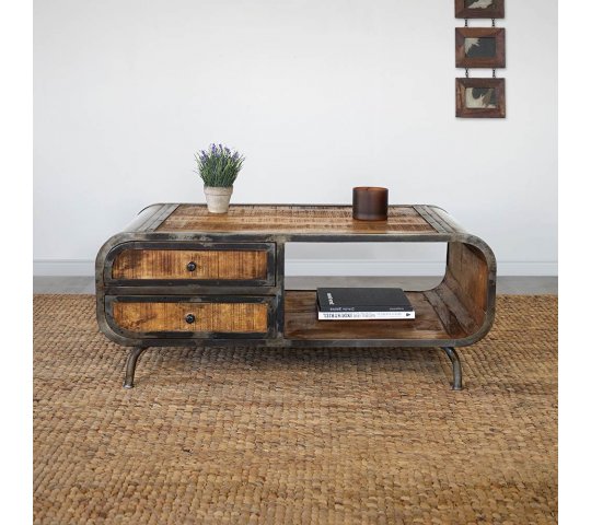 Table basse industrielle Manchester