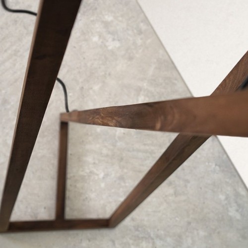 Lampe sur pied en bois naturel - Kyoto
