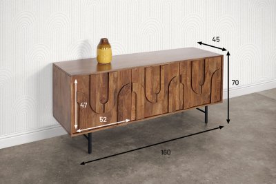 Buffet en manguier massif 160 cm - Flow