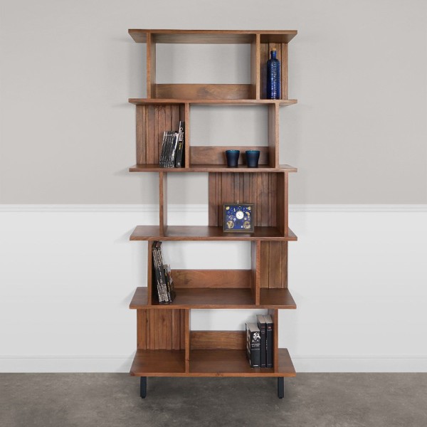 Bibliothèque en bois massif 90 cm