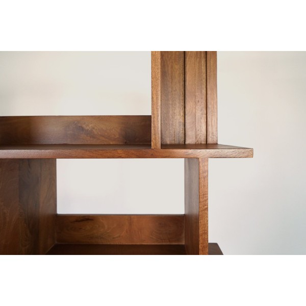 Bibliothèque en bois massif 90 cm