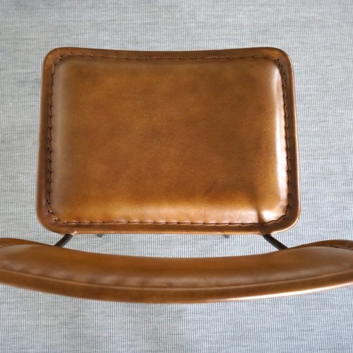 Chaise de bar en cuir design