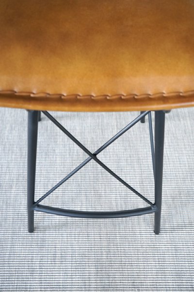 Chaise de bar en cuir design