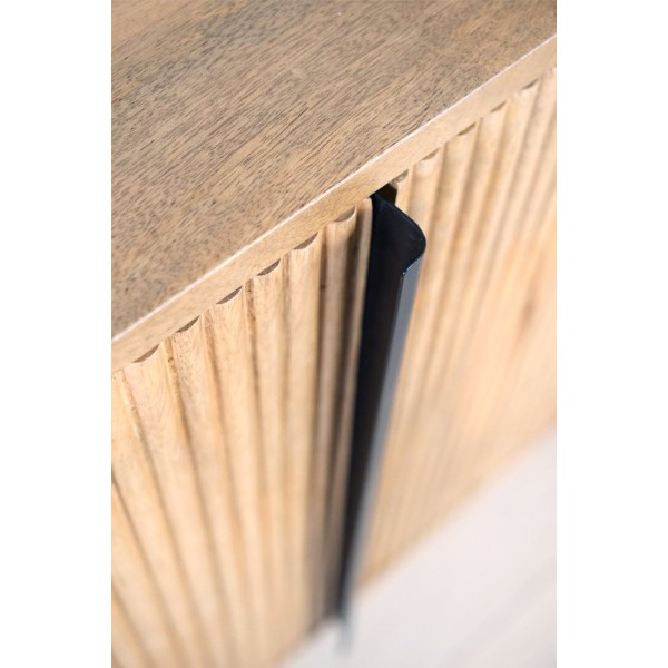 Buffet en bois massif 165 cm - Thanais