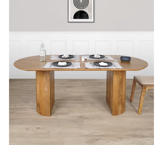 Table en bois massif 200 cm - Luna