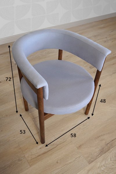Chaise en bois et tissu - Elegance