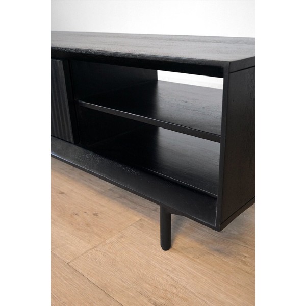 Meuble TV en bois naturel - Selena