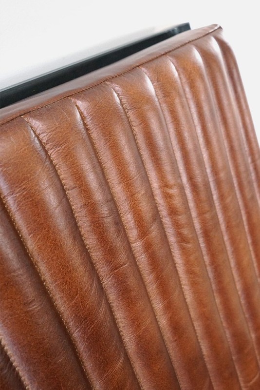 Fauteuil en cuir Cuba