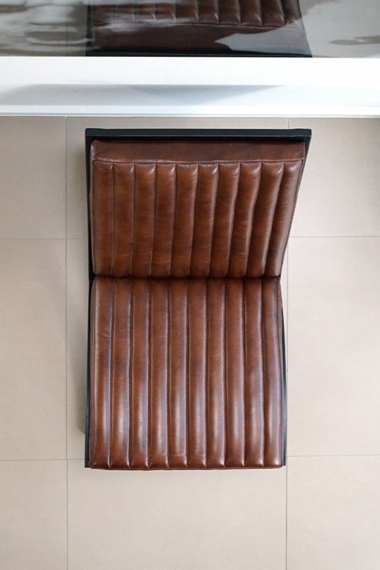 Fauteuil en cuir Cuba