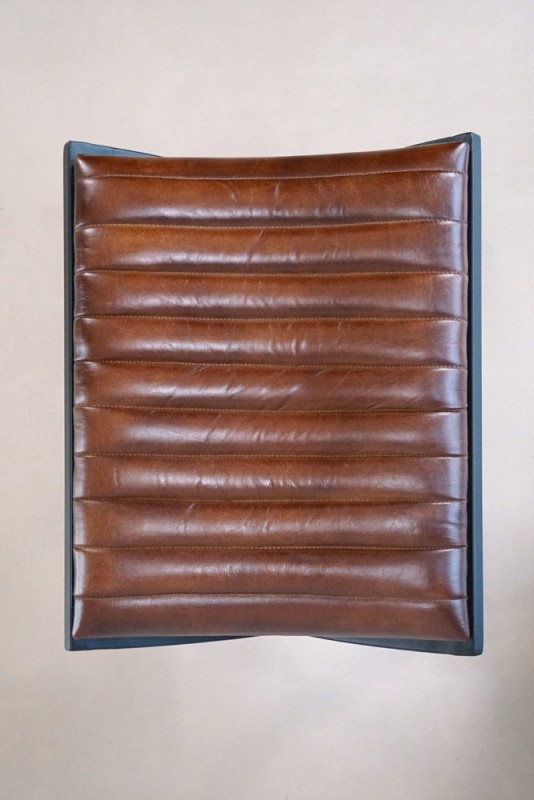 Pouf en cuir Cuba