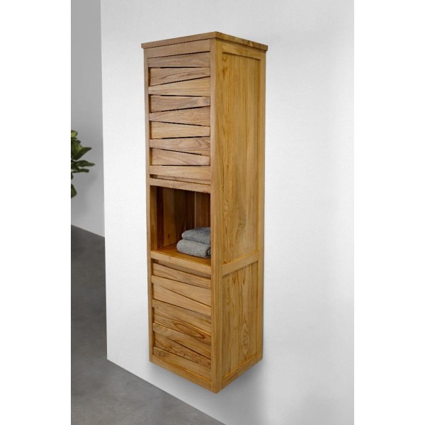 Colonne de salle de bain en teck - Mountain