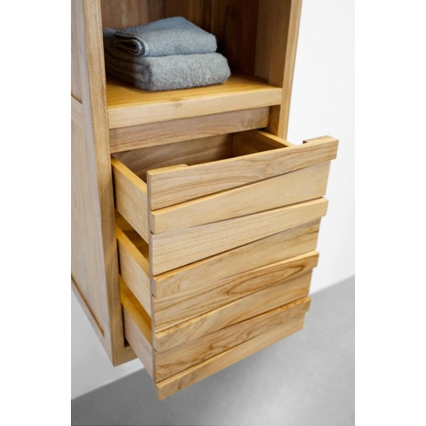 Colonne de salle de bain en teck - Mountain