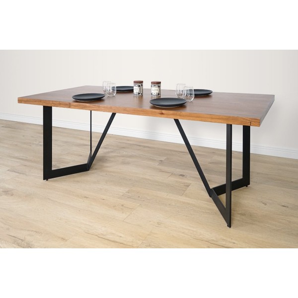 Table de repas en bois naturel - New Jersey