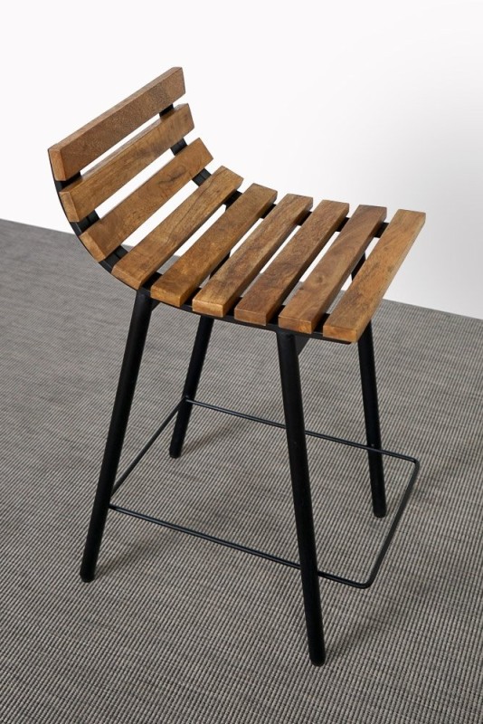 Chaise de cuisine  bois et métal - Curve