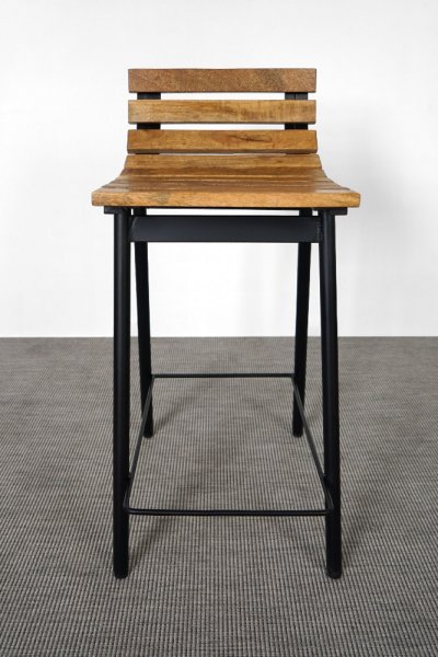 Chaise de cuisine bois et métal - Curve