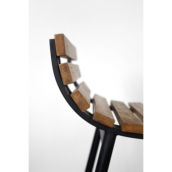 Chaise de cuisine  bois et métal - Curve