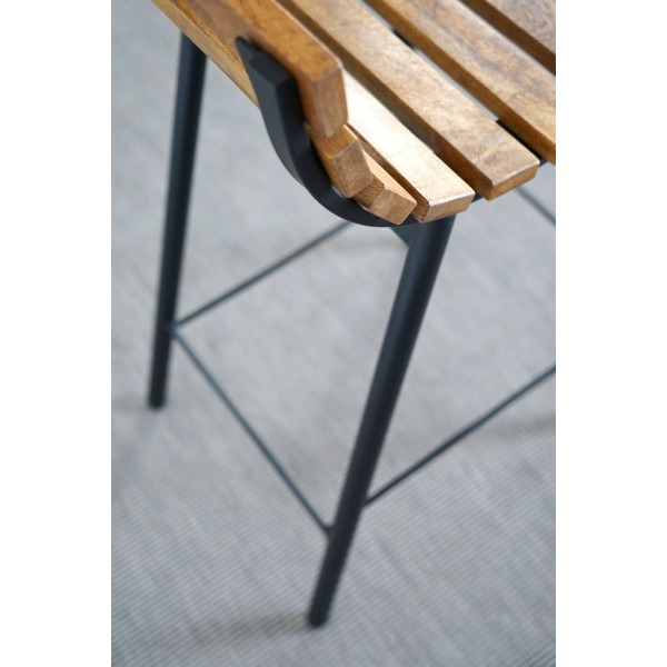 Chaise de cuisine  bois et métal - Curve