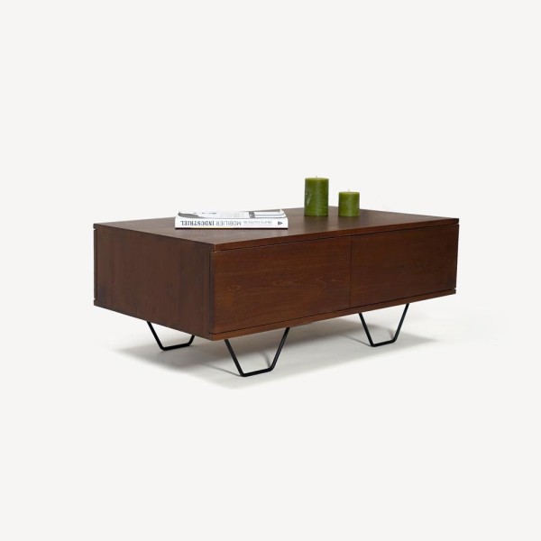 Table basse en teck massif 100 cm - Enya