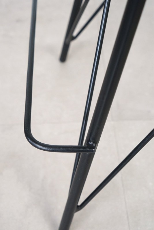 Tabouret de bar en acier et bois - Oasis