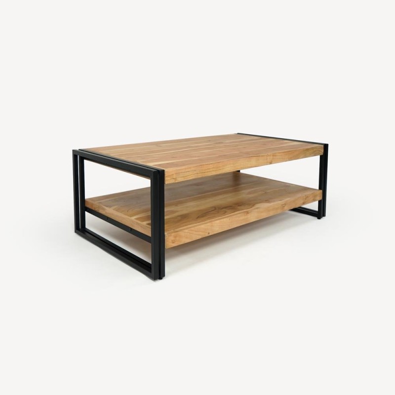 Table basse bois et métal - Liverpool