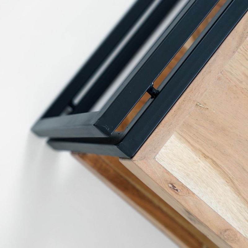 Table basse bois et métal - Liverpool