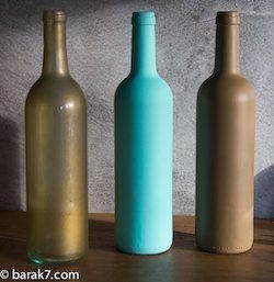 Les tutos industriels n°1 – Peindre une bouteille en verre